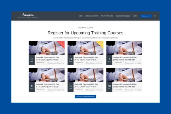 New Training Portal by Swagelok Edmonton